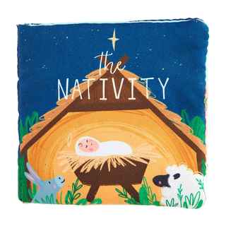 MudPie Nativity Plush with Book