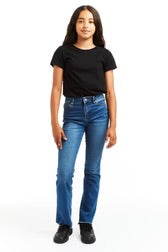 Tractr Lesley High Rise Boot Cut Jeans