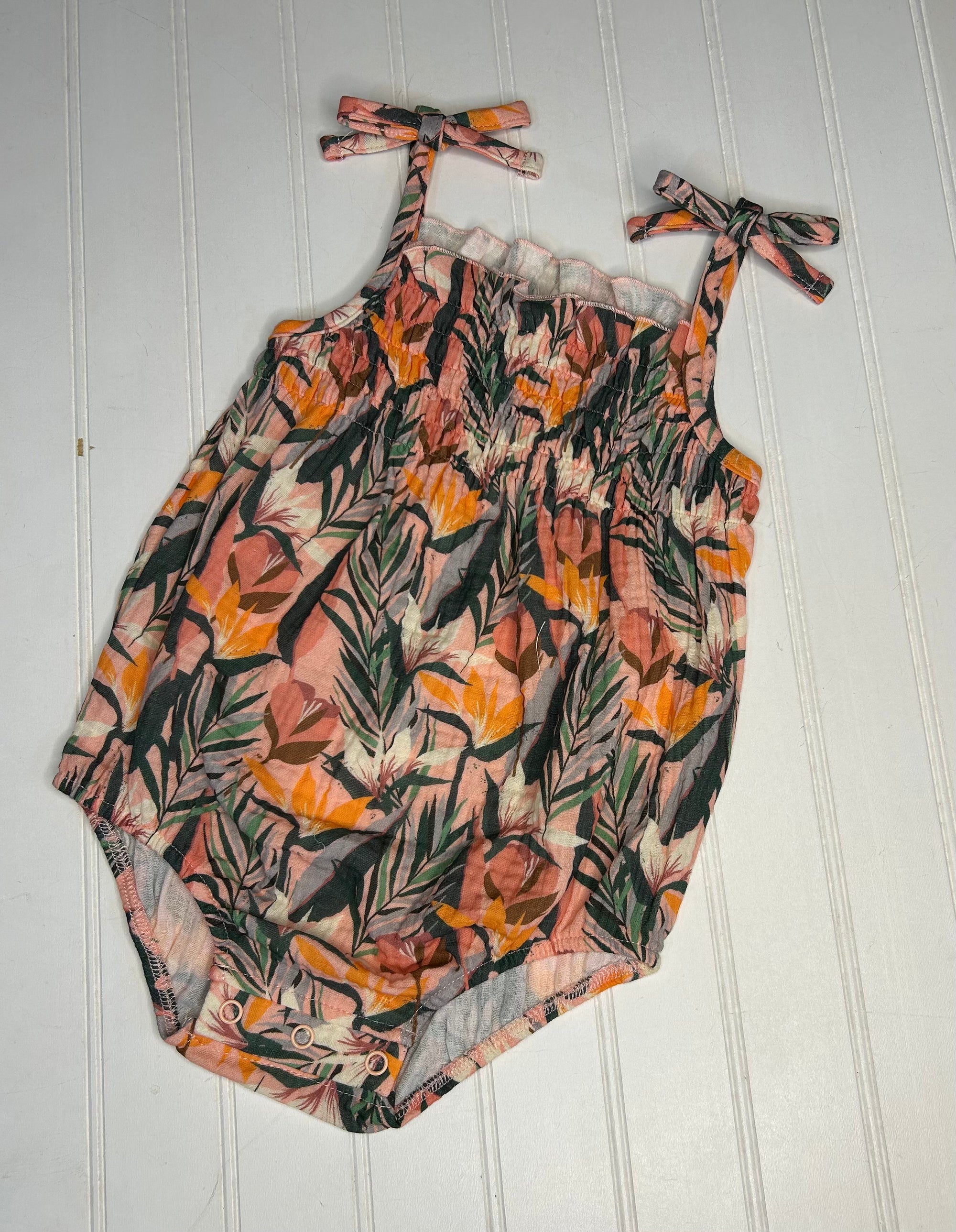 Baby Sprouts Touch Of Vintage Romper