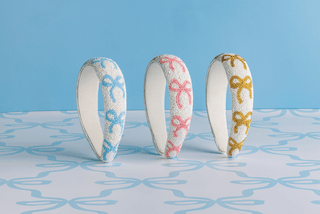 Mud Pie Gold Bow Headband