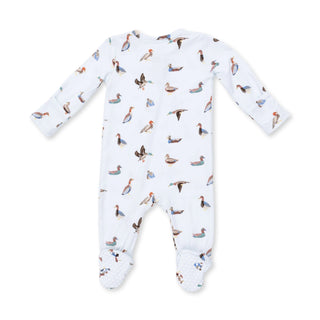 Infants: Angel Dear American Ducks 2 Way Zipper Footie