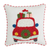 MudPie Mini Christmas Car Beaded Pillow