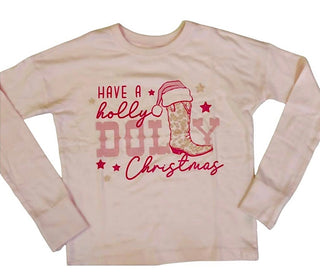 Holly Dolly Christmas Long Sleeve