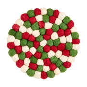 Christmas Pom Trivet Mud Pie