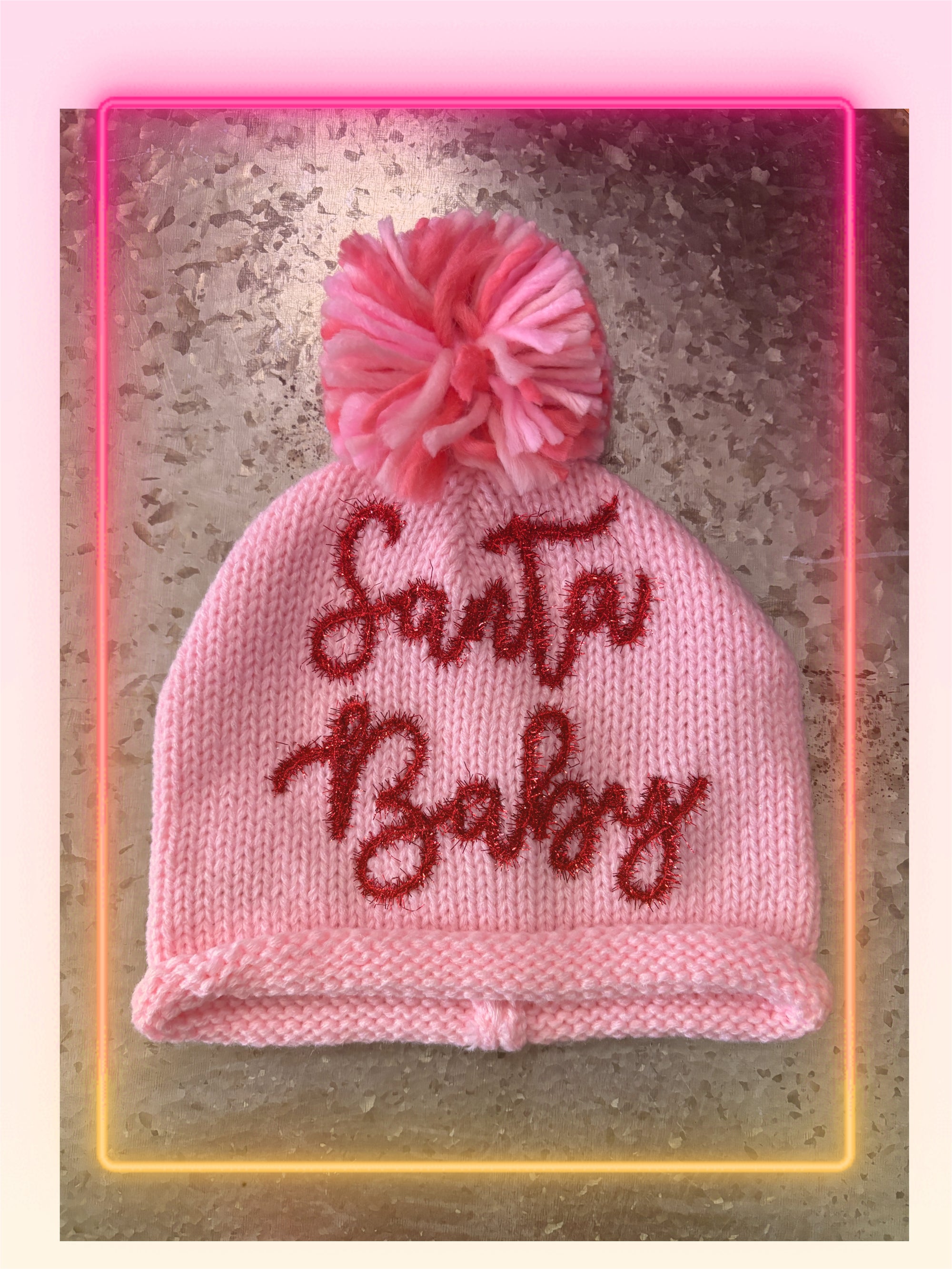 Mud Pie Santa Baby Knit Toddler Hat