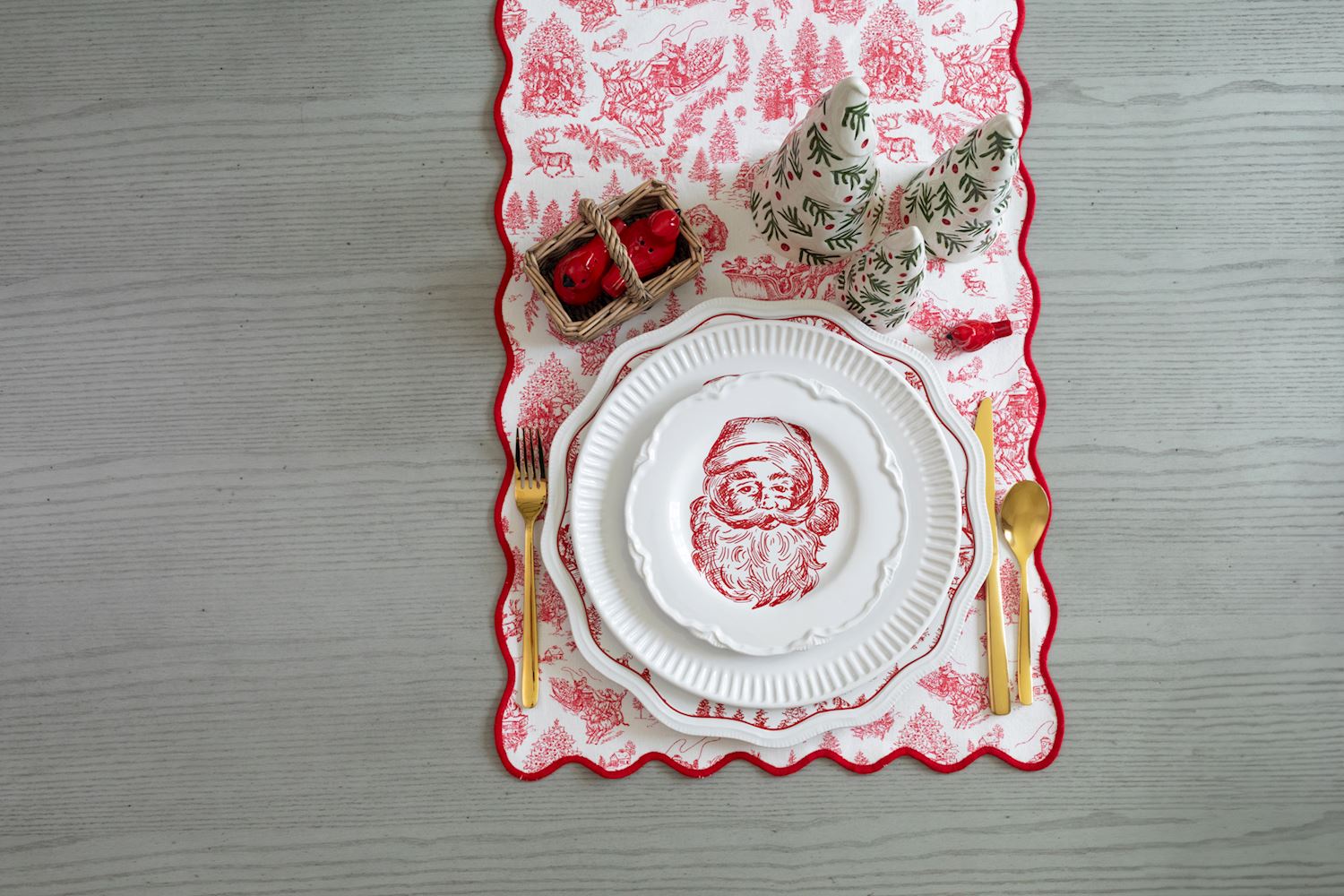 Merry Christmas Table Runner by MudPie