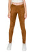 Camel Glitter Suede Pull-On Pants