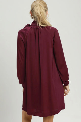 Evening Elegance Dress in Plum