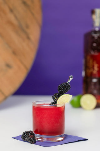 Blackberry Bourbon Smash Cocktail - Ready-To-Freeze Cocktail