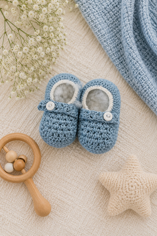 Infants: Mud Pie Crocheted Shoes