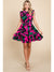 Flirty Floral Ruffle Dress