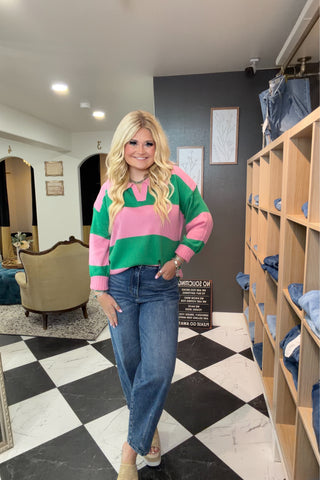 Women standing in a store