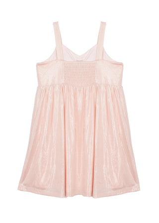 Light pink dress on a white background