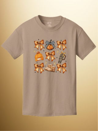 Youth Fall Bow Graphic Tee