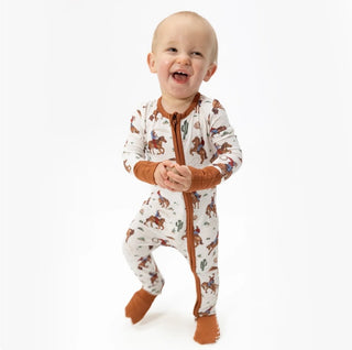 Infant: Angel Dear Convertible Romper Buckaroo Western