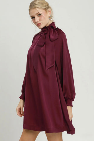 Evening Elegance Dress in Plum