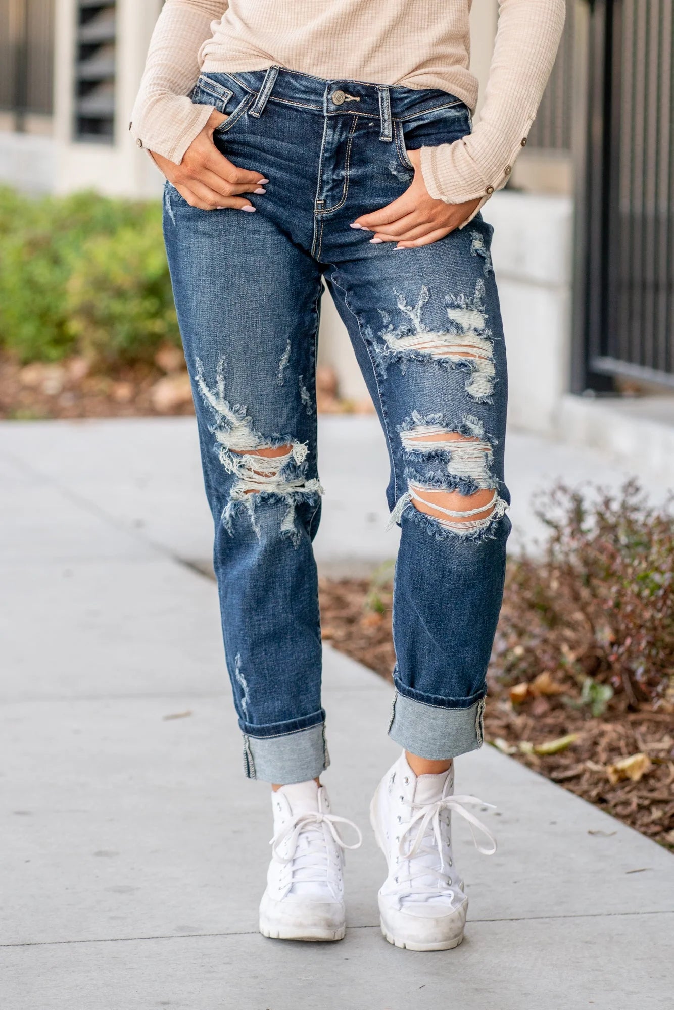 Judy Blue Helena Distressed Jeans #JB82427