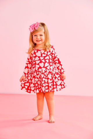 Heart T-shirt Dress by Mud Pie