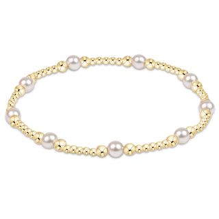 enewton: Purpose Pearl 4mm GOLD Bracelet