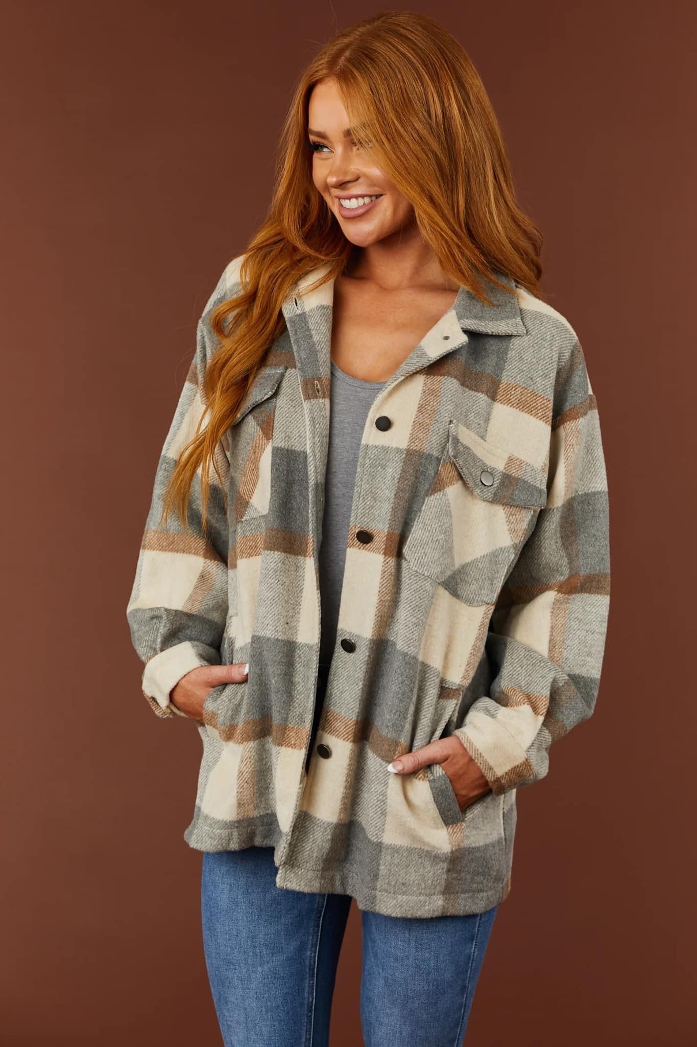 Julia Plaid Shacket