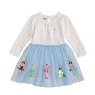 Girls: Mud Pie Nutcracker Sequins Dress