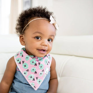 Copper Pearl Bloom Bandana Bibs