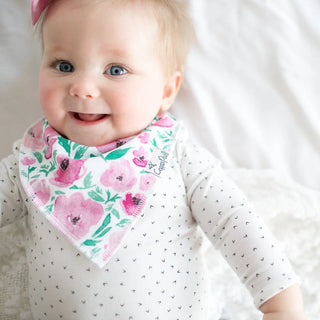 Copper Pearl Bloom Bandana Bibs