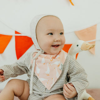 Copper Pearl Goosie Bandana Bibs