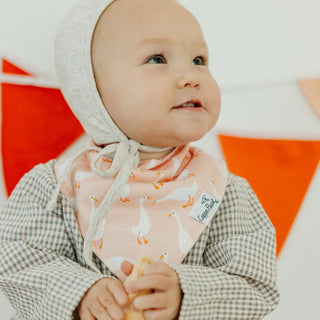 Copper Pearl Goosie Bandana Bibs