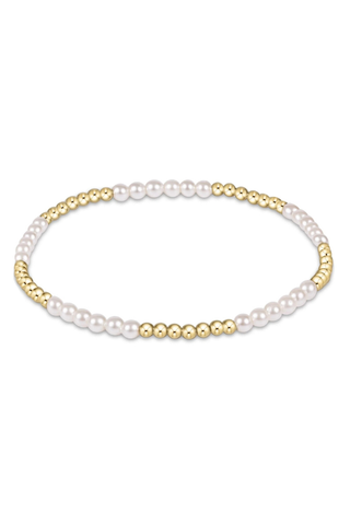 ENewton: Blissful Pearl 3mm Bracelet