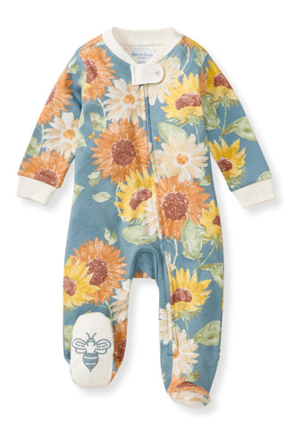 sunflowers organic cotton sleep & play