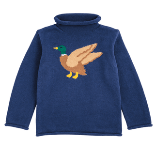 Boys: Mud Pie Duck Roll-neck Sweater