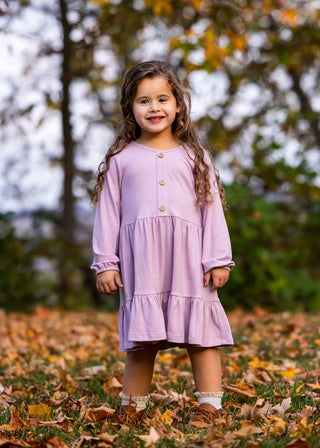 Periwinkle Solid Dress by Mabel & Honey