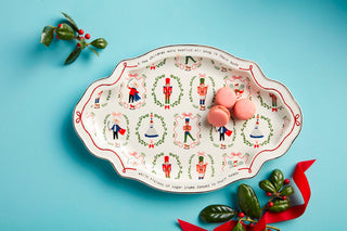 Nutcracker Platter by Mud Pie