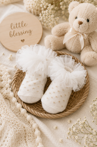 Infants: Mud Pie Holiday Tutu Socks