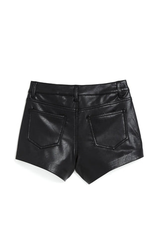 Tractr Pretty in Pleather Girls Shorts