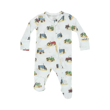 Angel Dear 2 Way Footies With Tractors