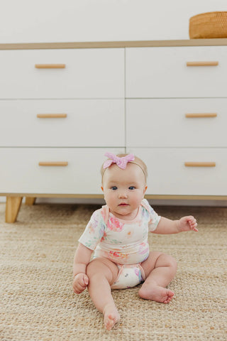 Copper Pearl Bloom Short Sleeve Body Suit