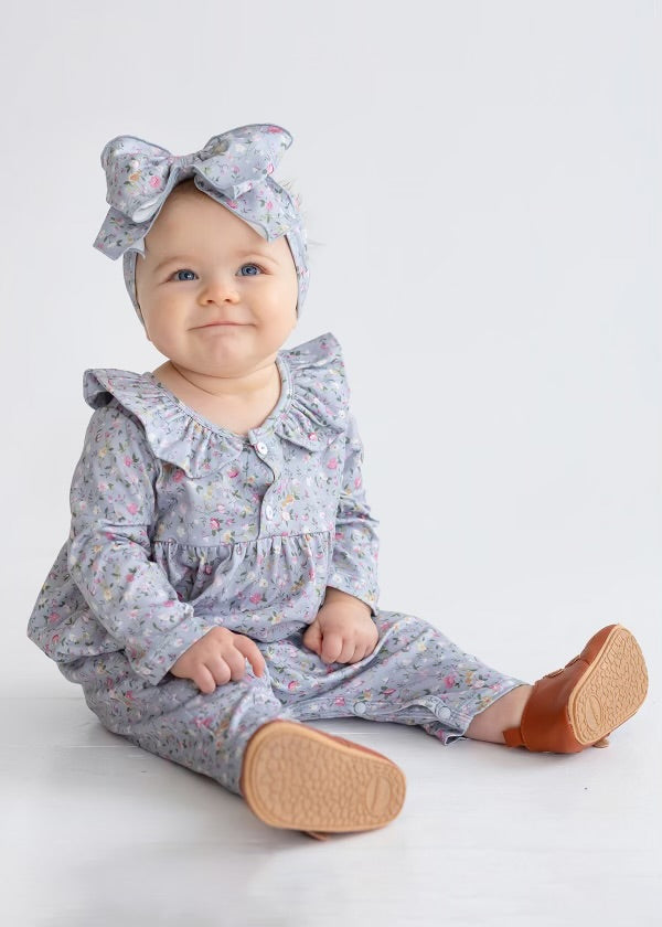 Delilah Baby Girl Romper by Mabel + Honey