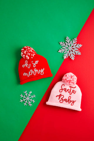 Mud Pie Oh So Merry Knit Toddler Hat