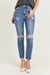 Risen High Rise Relaxed Skinny Jeans # RDP1206