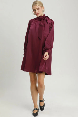 Evening Elegance Dress in Plum