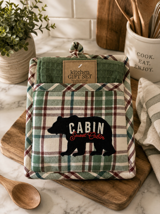 Cabin Sweet Cabin Kitchen Gift Set
