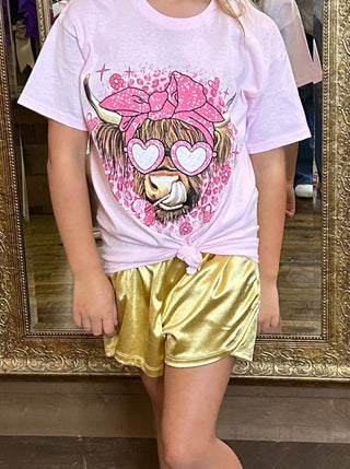 Hayden Girl Shimmering Girl Athletic Shorts