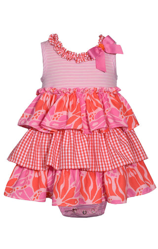 Missi Tiered Chiffon Bubble Dress