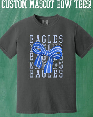 Custom Mascot Bow Adult Tees