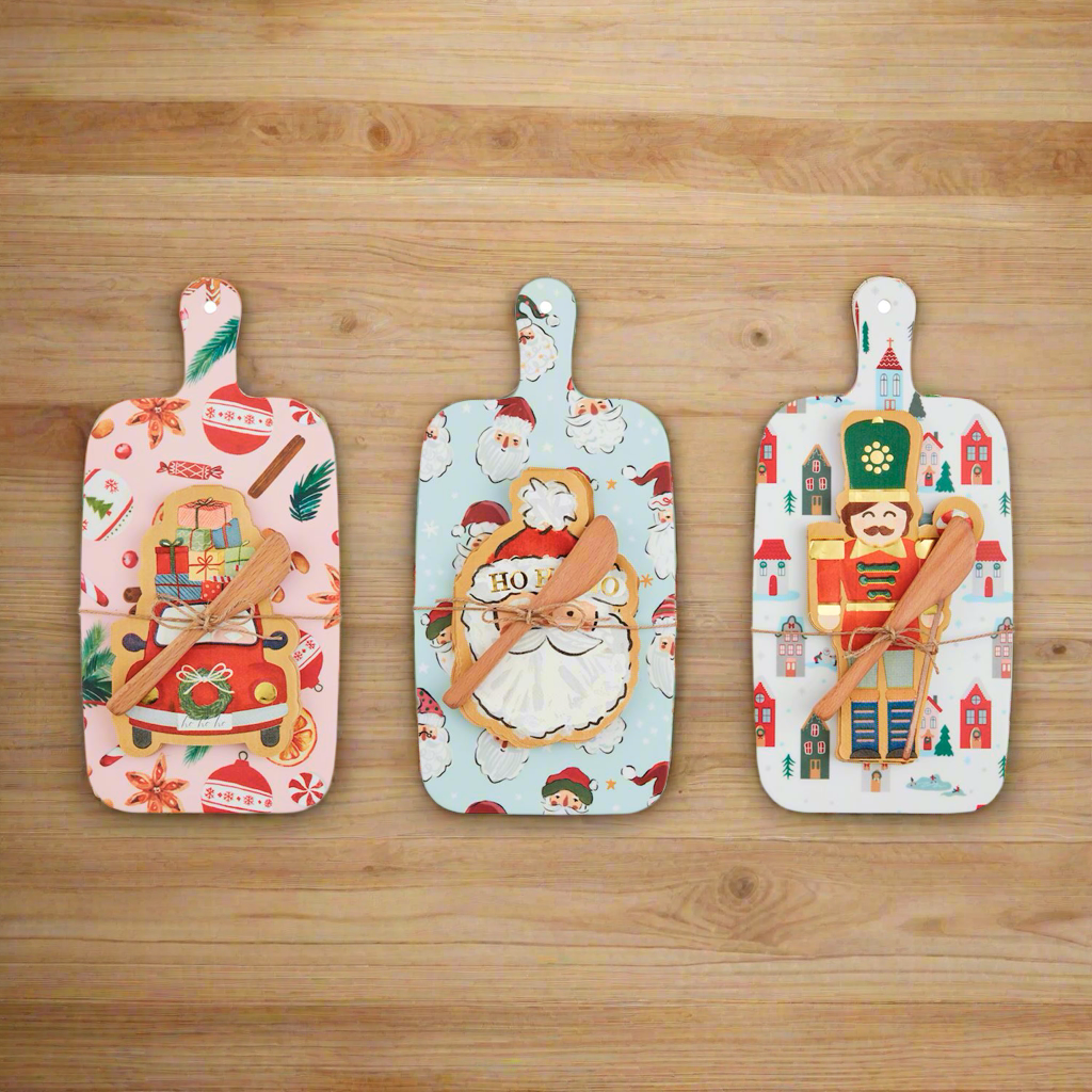 Xmas Melamine Board Set by MudPie