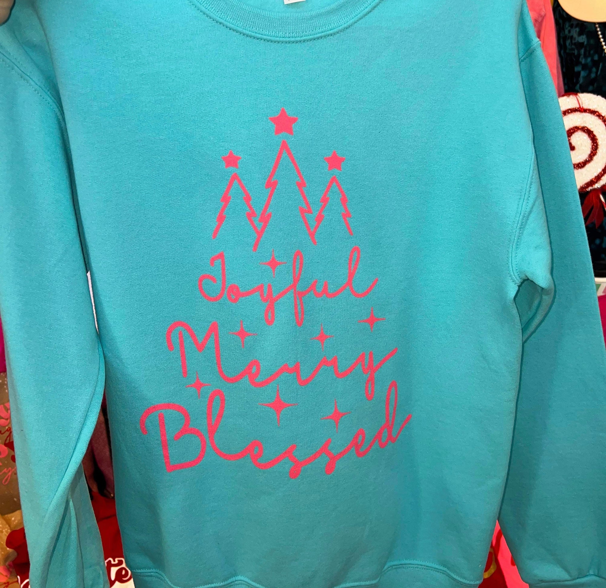 Joyful, Merry, Blessed Sweatshirt