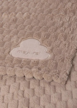 Mayoral Newborn Baby Blanket in Brown