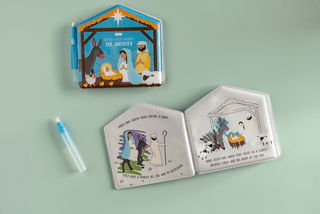 Mud Pie Nativity Water Wizard Book